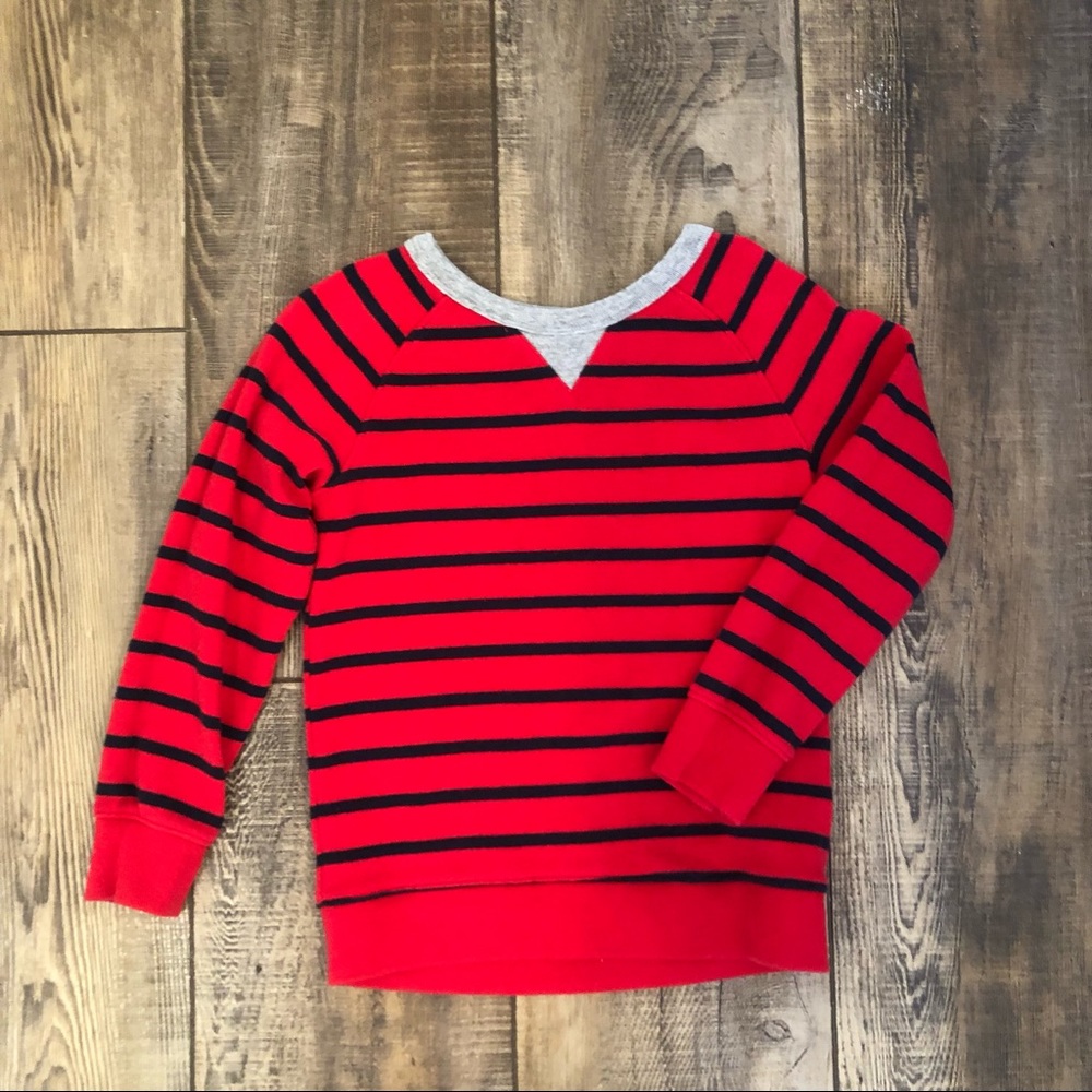 Striped Crew Long Sleeve Shirt
